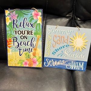 Cute summer signs! Perfect to put up in your gazebo or wherever!
